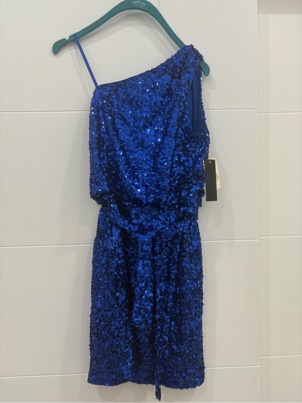 NWT Aqua Sequined Dress